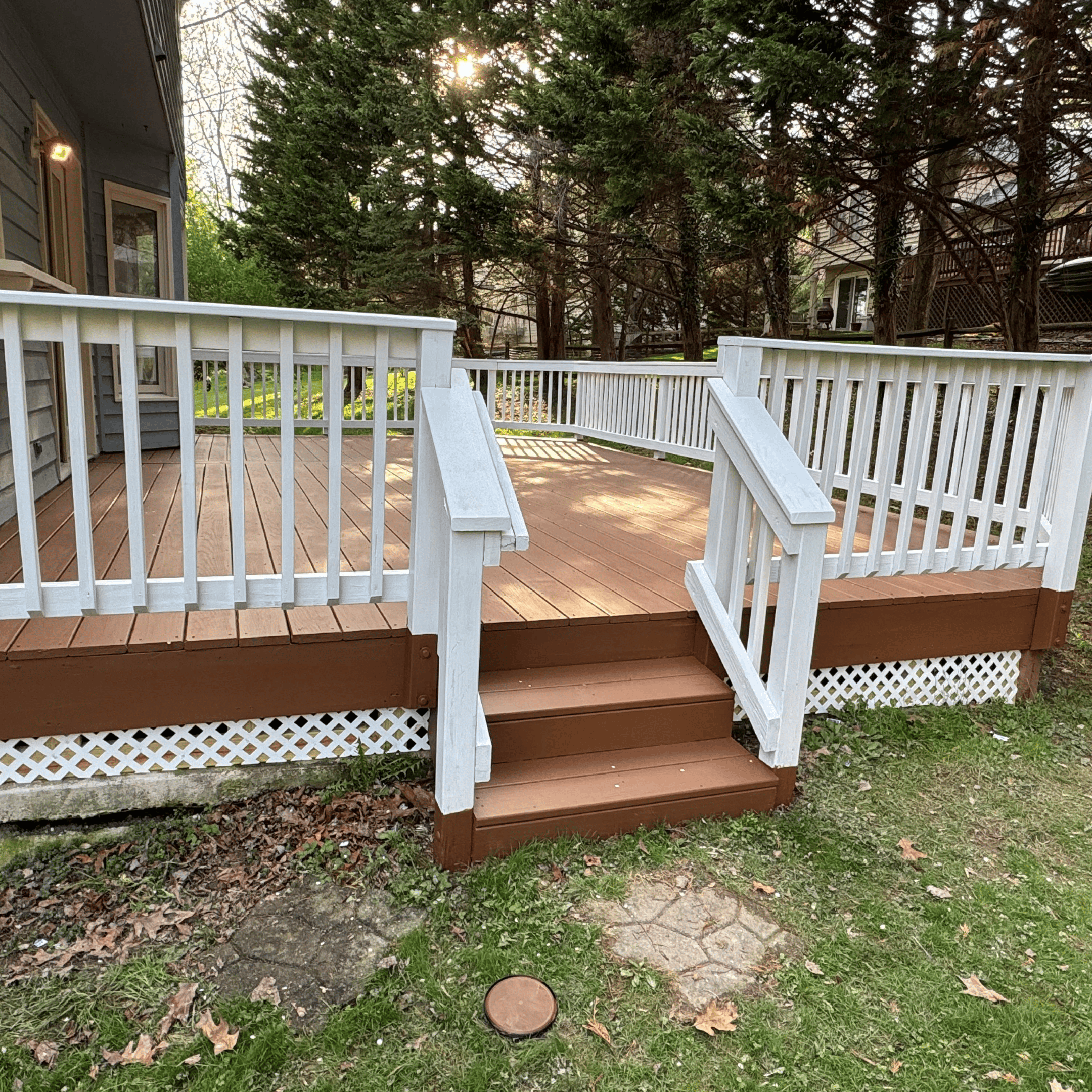 Deck renovation and painting