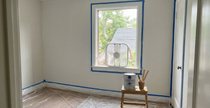 Ventilation while painting an occupied home